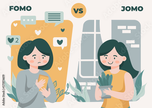 Fear of Missing Out (FOMO) and Joy of Missing Out (JOMO)