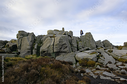 Simon's Seat, at dusk, in February.
