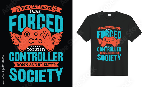 Wallpaper Mural The best Video gaming controller Typography retro vintage Vector t-shirt design. Happy Gamer t-shirts Quote prints, gamepad, poster, joystick, console, Trendy, style, happy, clothes, advertising, logo Torontodigital.ca