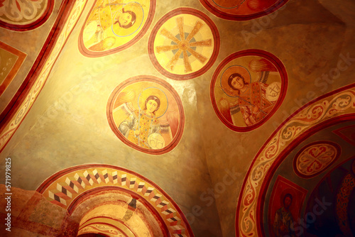 Interior of St. Sophia Cathedral in Kyiv  Ukraine 