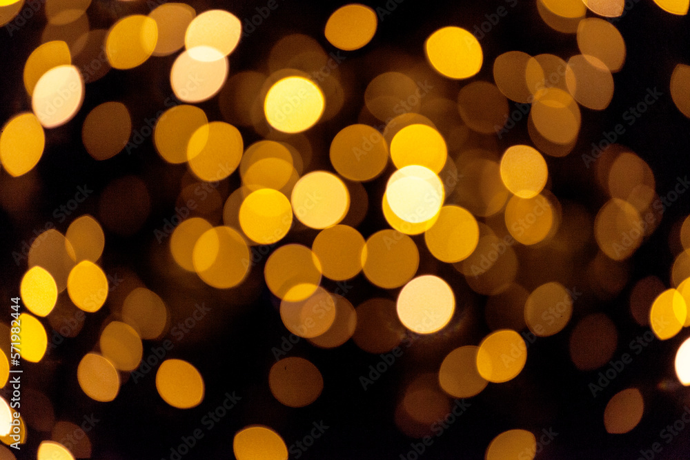 Abstract gold bokeh lights Abstract gold bokeh lights