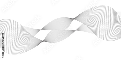 Grey, white smooth element and lines swoosh speed wave background. You can used for banner, template, wallpaper and many more. 