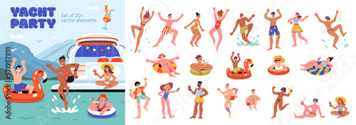 Yacht Party Flat Set