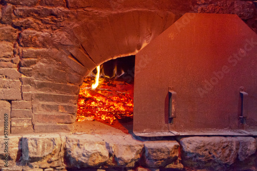 Brick oven from an old bakehouse photo