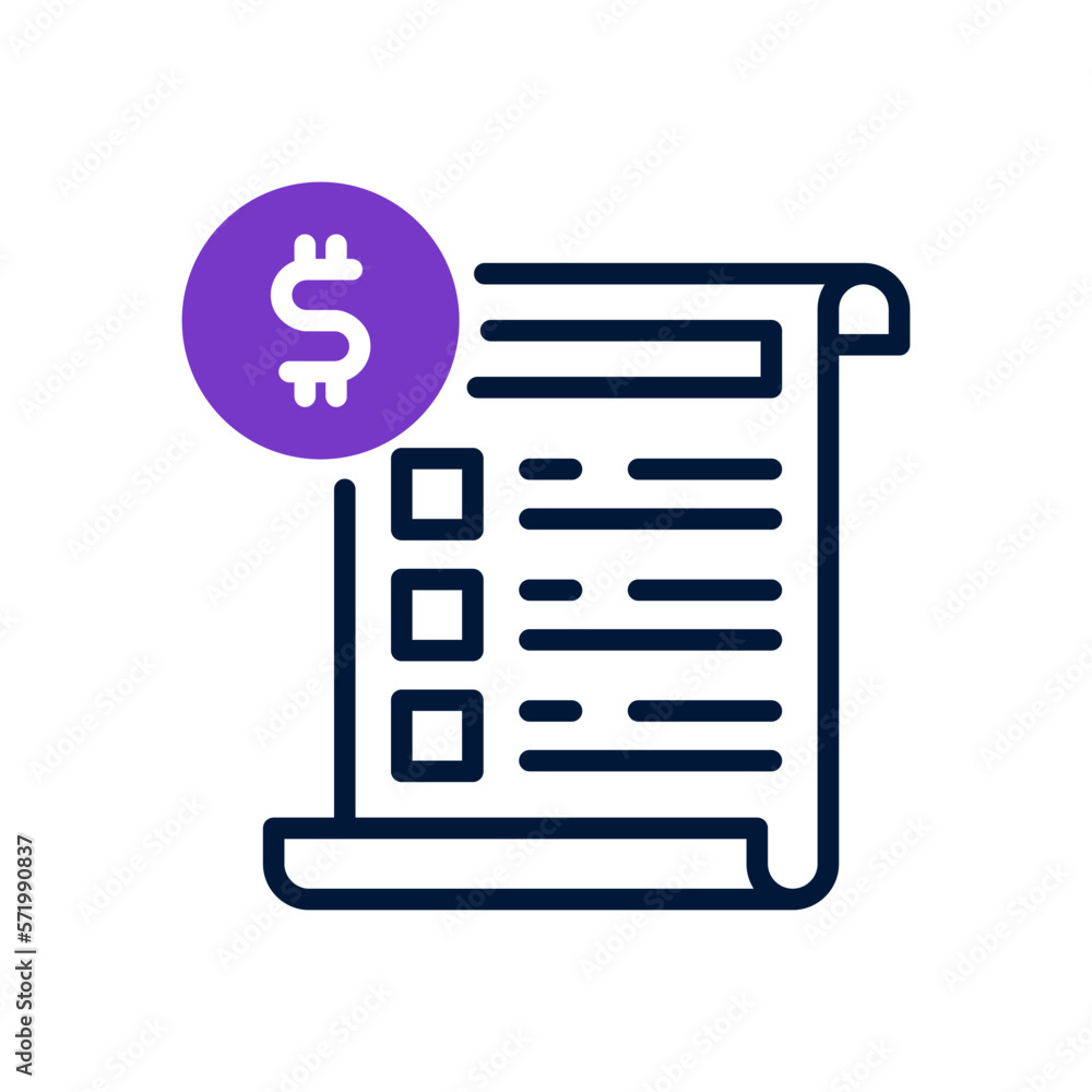 invoice icon for your website design, logo, app, UI. invoice icon for your website design, logo, app, UI.