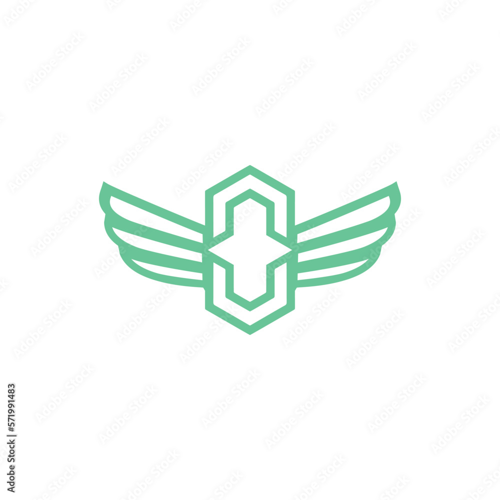 icon for players logo with zero wings design, graphic, minimalist.logo icon for players logo with zero wings design, graphic, minimalist.logo