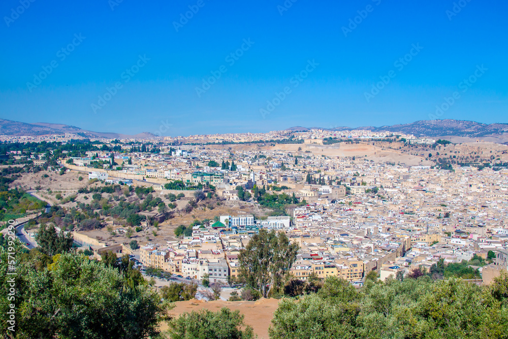 Fes, a city in northern inland Morocco, Africa