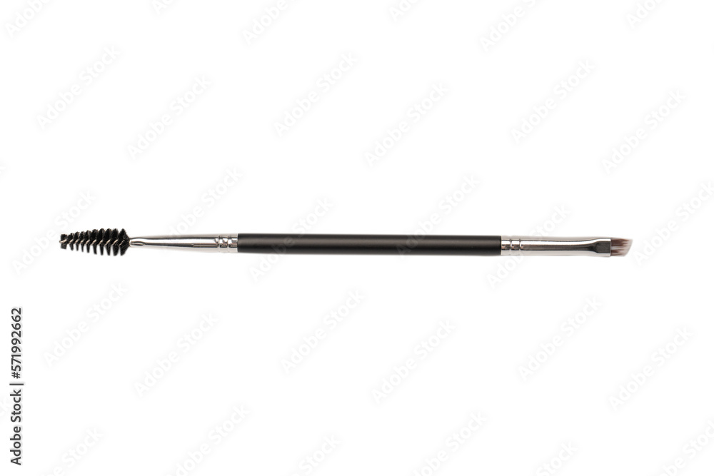 A brow brush isolated on a white background. A brow brush isolated on a white background.