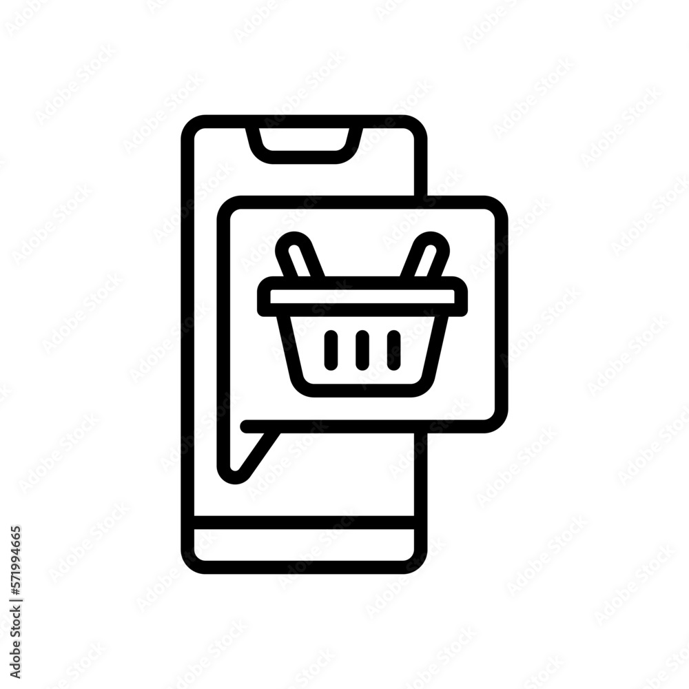 mobile shopping icon for your website design, logo, app, UI. mobile shopping icon for your website design, logo, app, UI.