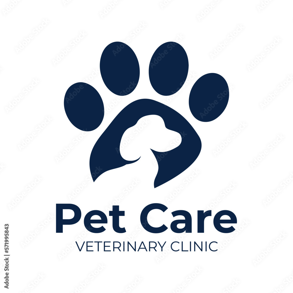 Vector logo of a pet store, veterinary clinic Vector logo of a pet store, veterinary clinic