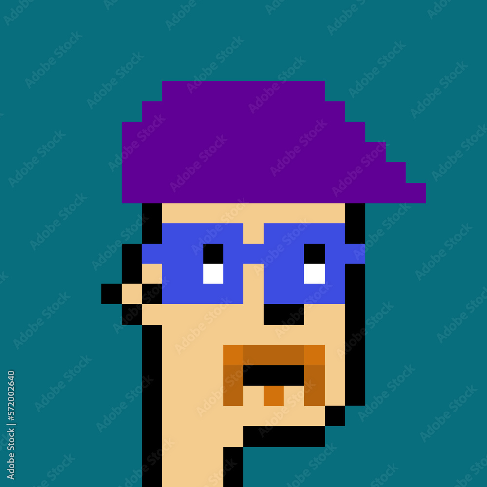 Retro Pixelated Man with generative AI Retro Pixelated Man with generative AI