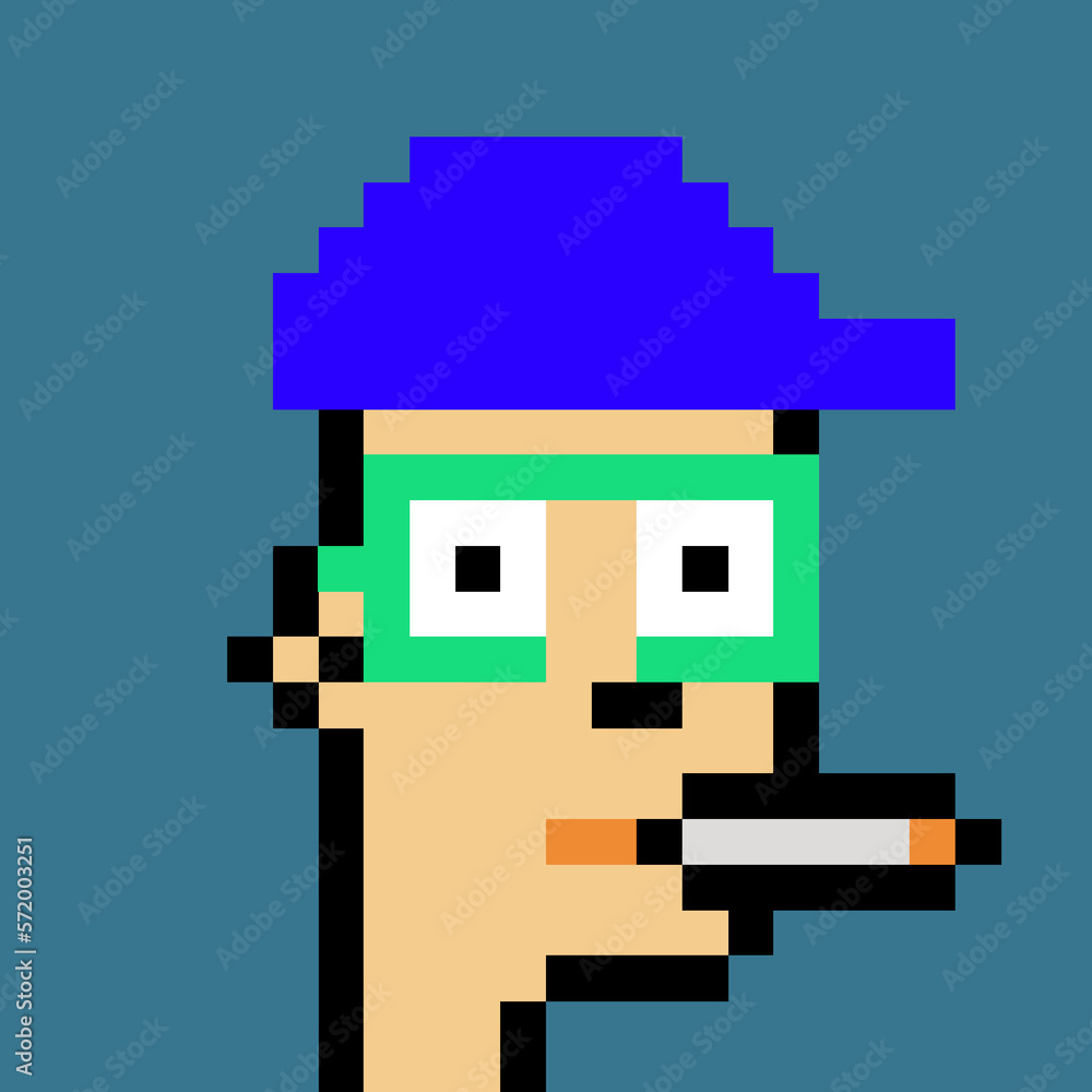 Pixel Art Style Male Avatar with generative AI Pixel Art Style Male Avatar with generative AI