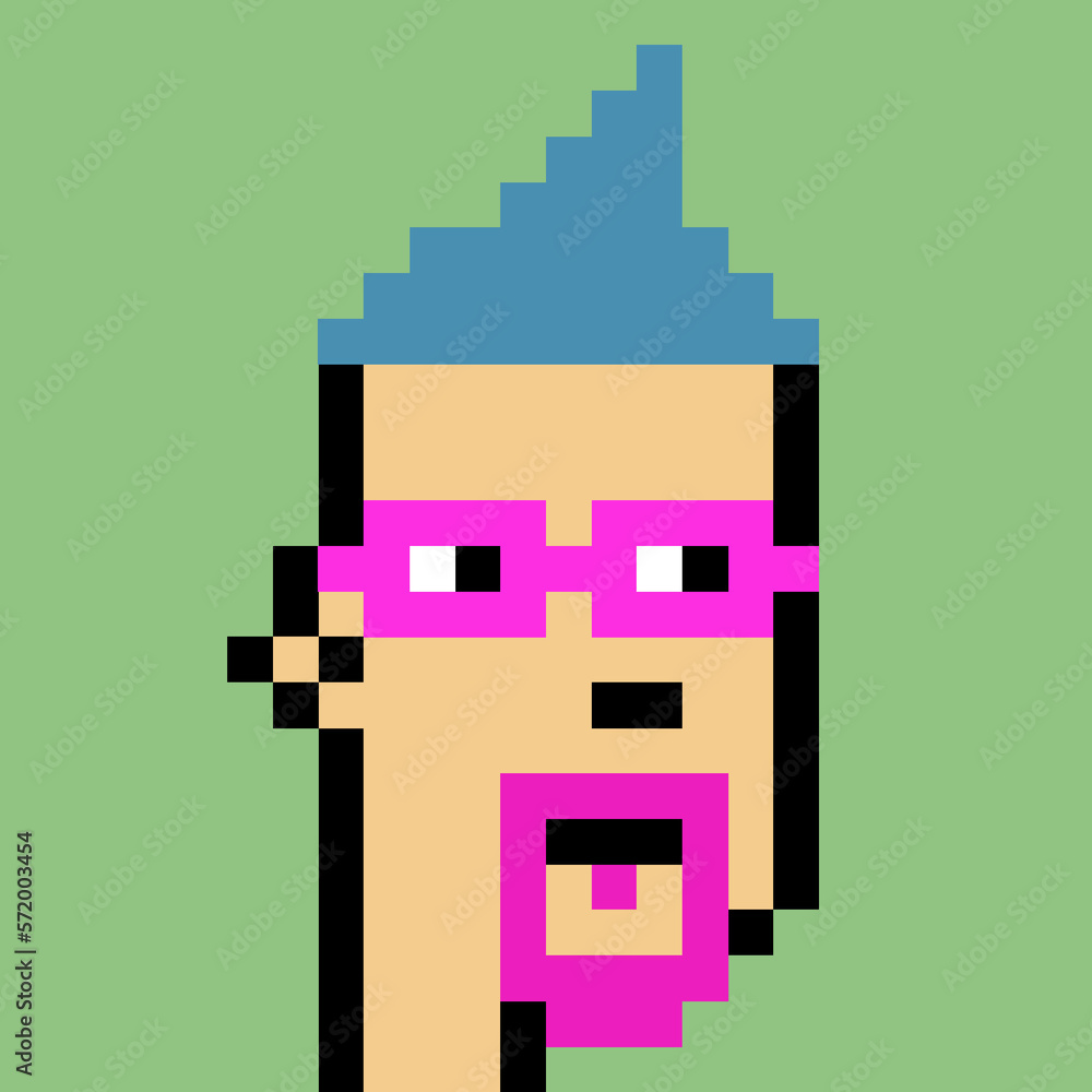 Pixel Art Style Male Avatar with generative AI Pixel Art Style Male Avatar with generative AI