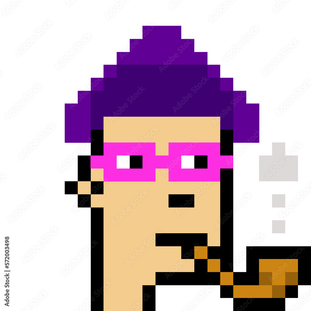 Male Avatar in Pixel Art with generative AI Male Avatar in Pixel Art with generative AI