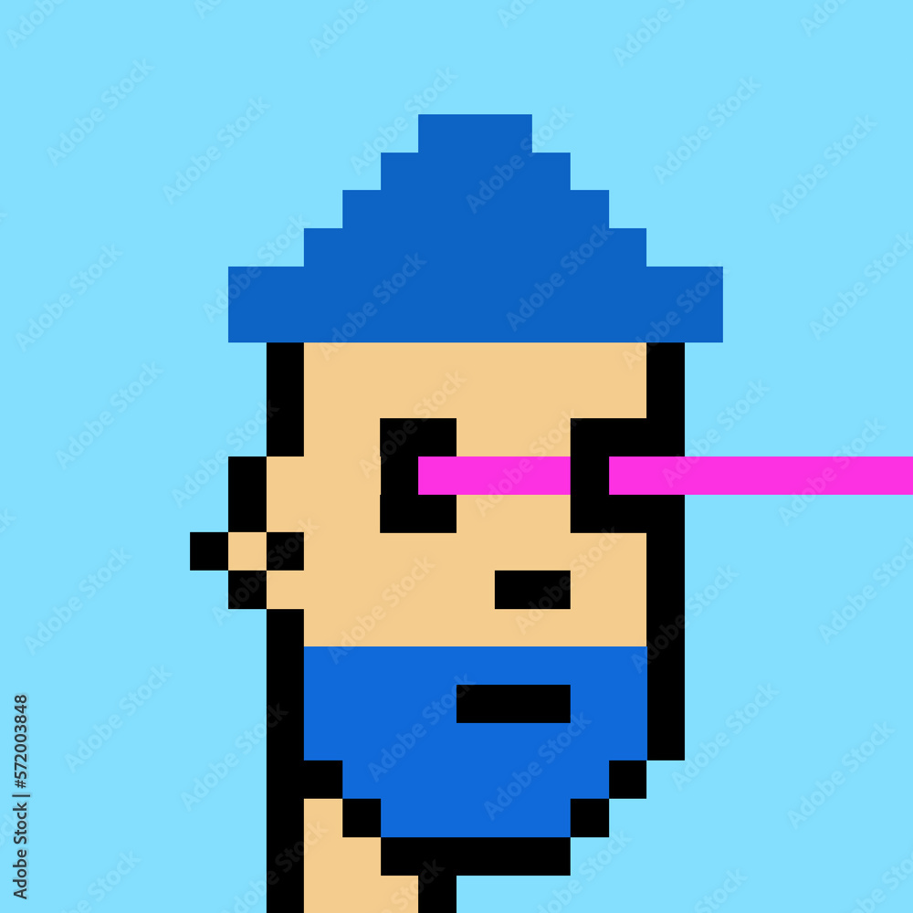Illustration of avatar man with generative AI Illustration of avatar man with generative AI