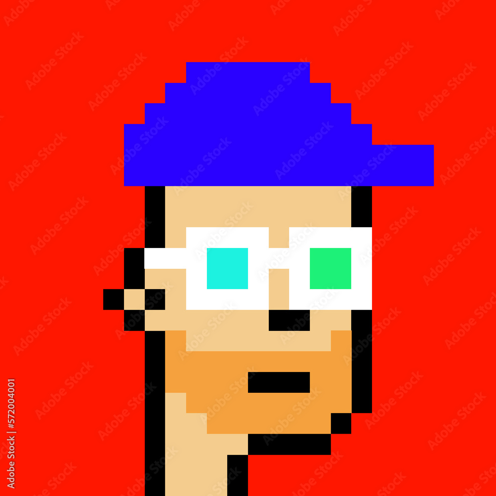Pixelated Male Character with generative AI Pixelated Male Character with generative AI