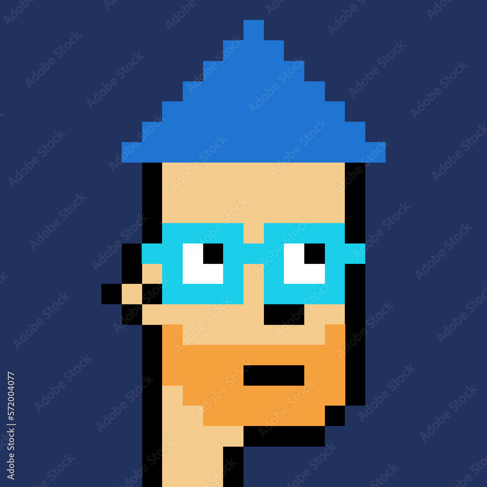 Pixelated Male Character with generative AI Pixelated Male Character with generative AI