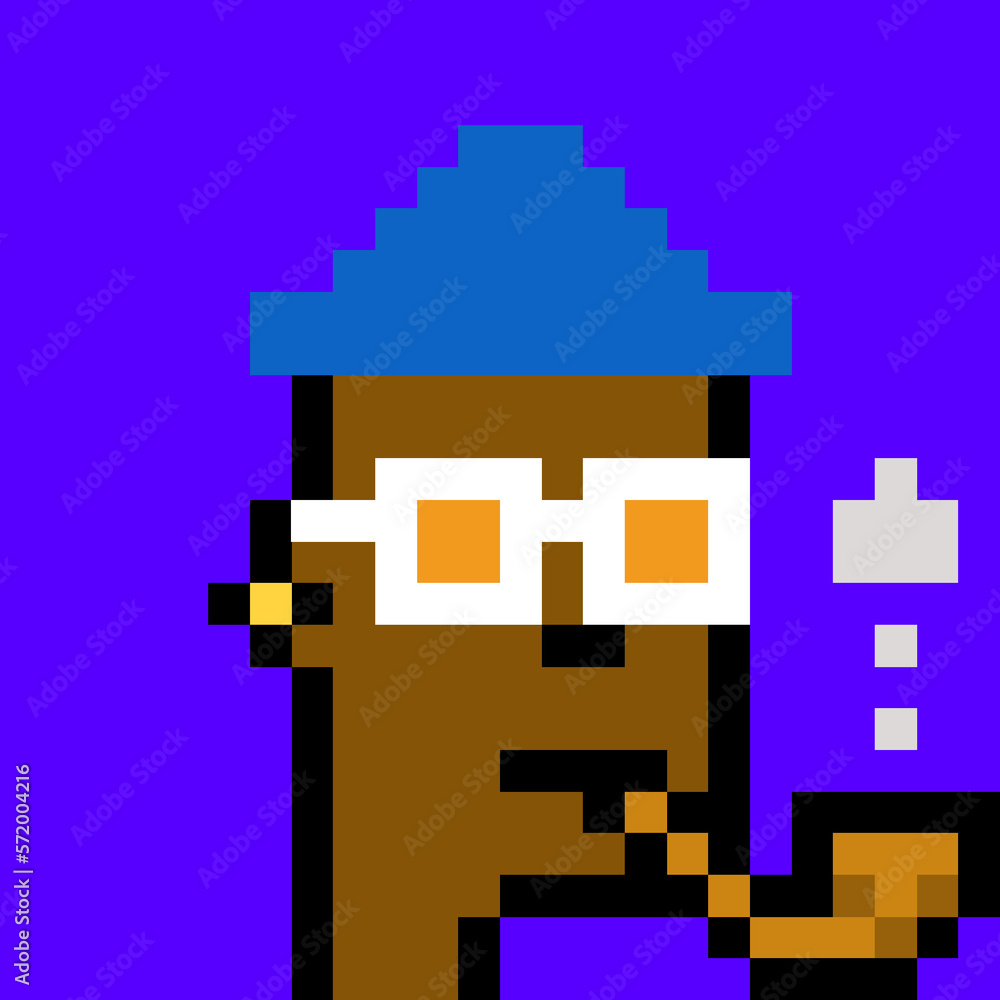 Pixelated Male Character with generative AI Pixelated Male Character with generative AI
