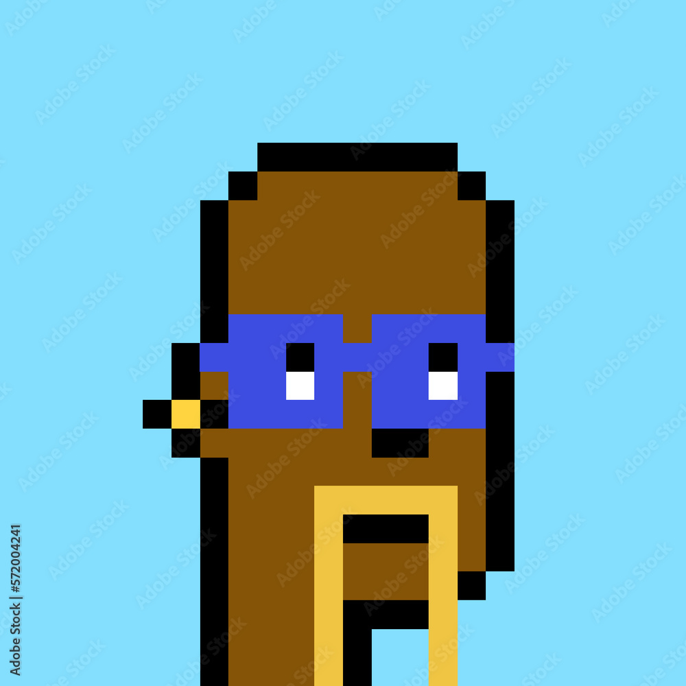 Pixelated people avatar with generative AI Pixelated people avatar with generative AI