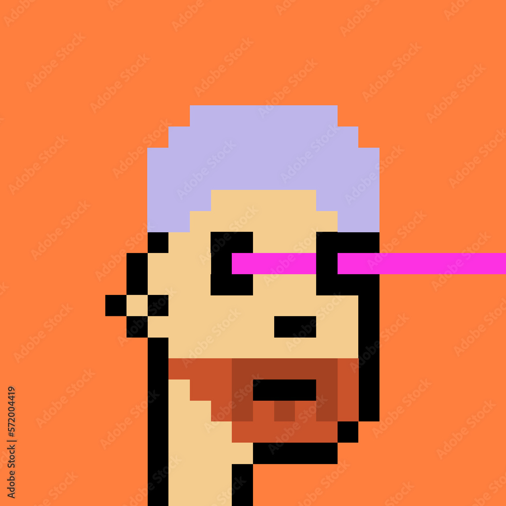 Pixelated people avatar with generative AI Pixelated people avatar with generative AI