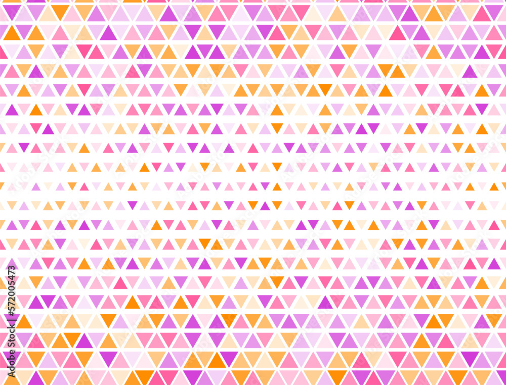 Intricate triangles halftone backdrop. Triangular fade elements cover background. Stylish