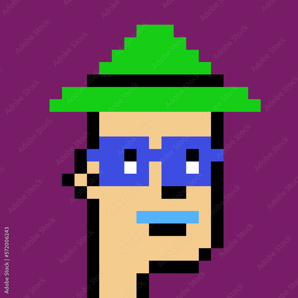 Male Avatar in Pixel Art with generative AI Male Avatar in Pixel Art with generative AI