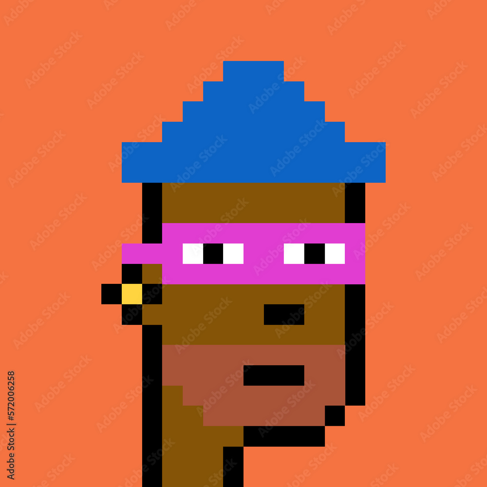 Male Avatar in Pixel Art with generative AI Male Avatar in Pixel Art with generative AI