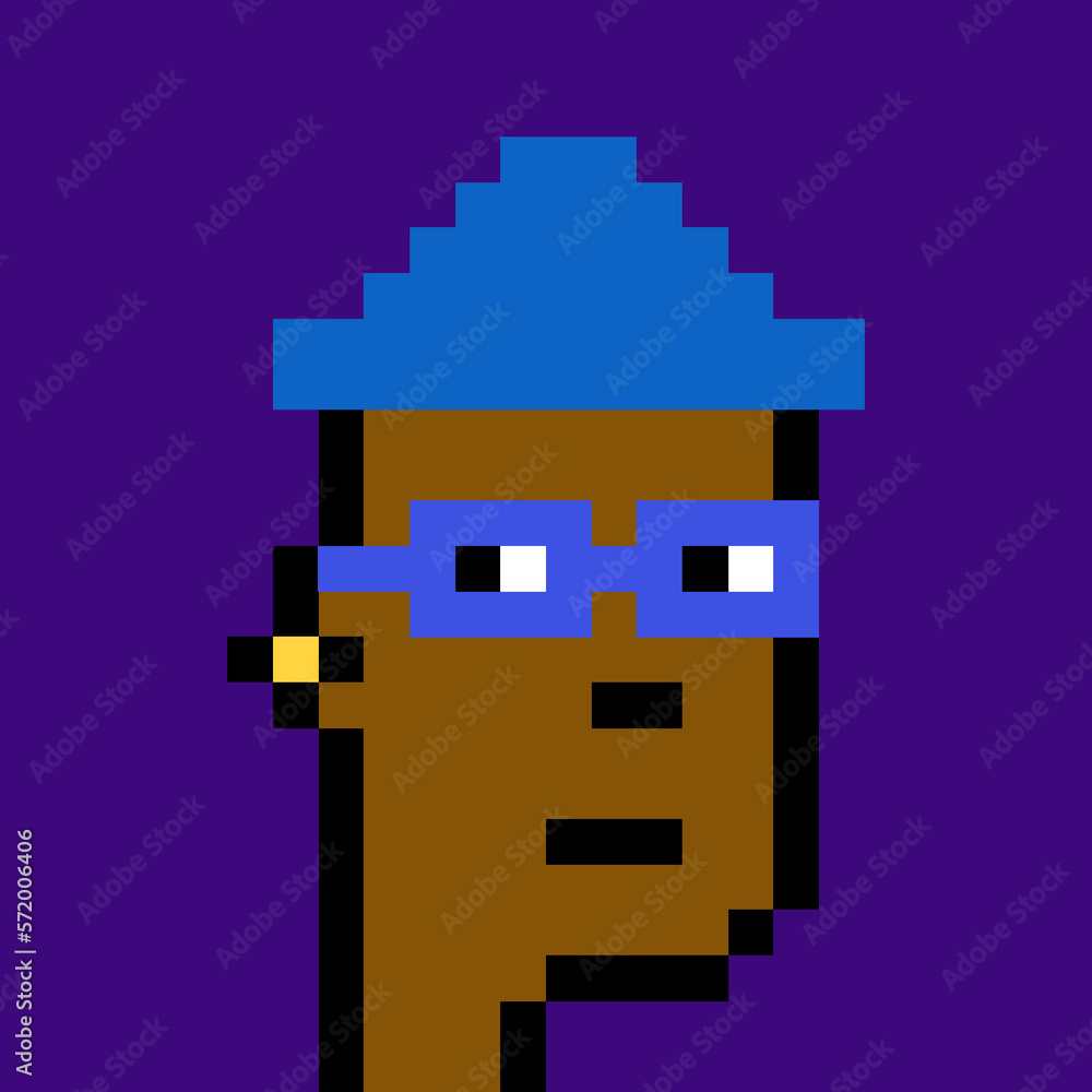 Male Avatar in Pixel Art with generative AI Male Avatar in Pixel Art with generative AI