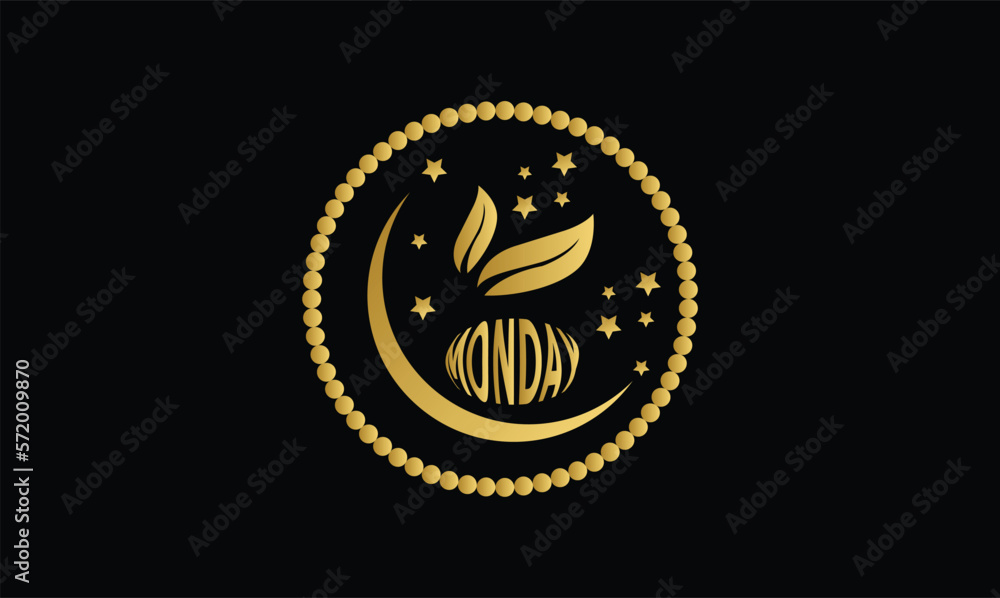 Fototapeta premium seven day of the week chart logo design.