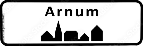 City sign of Arnum