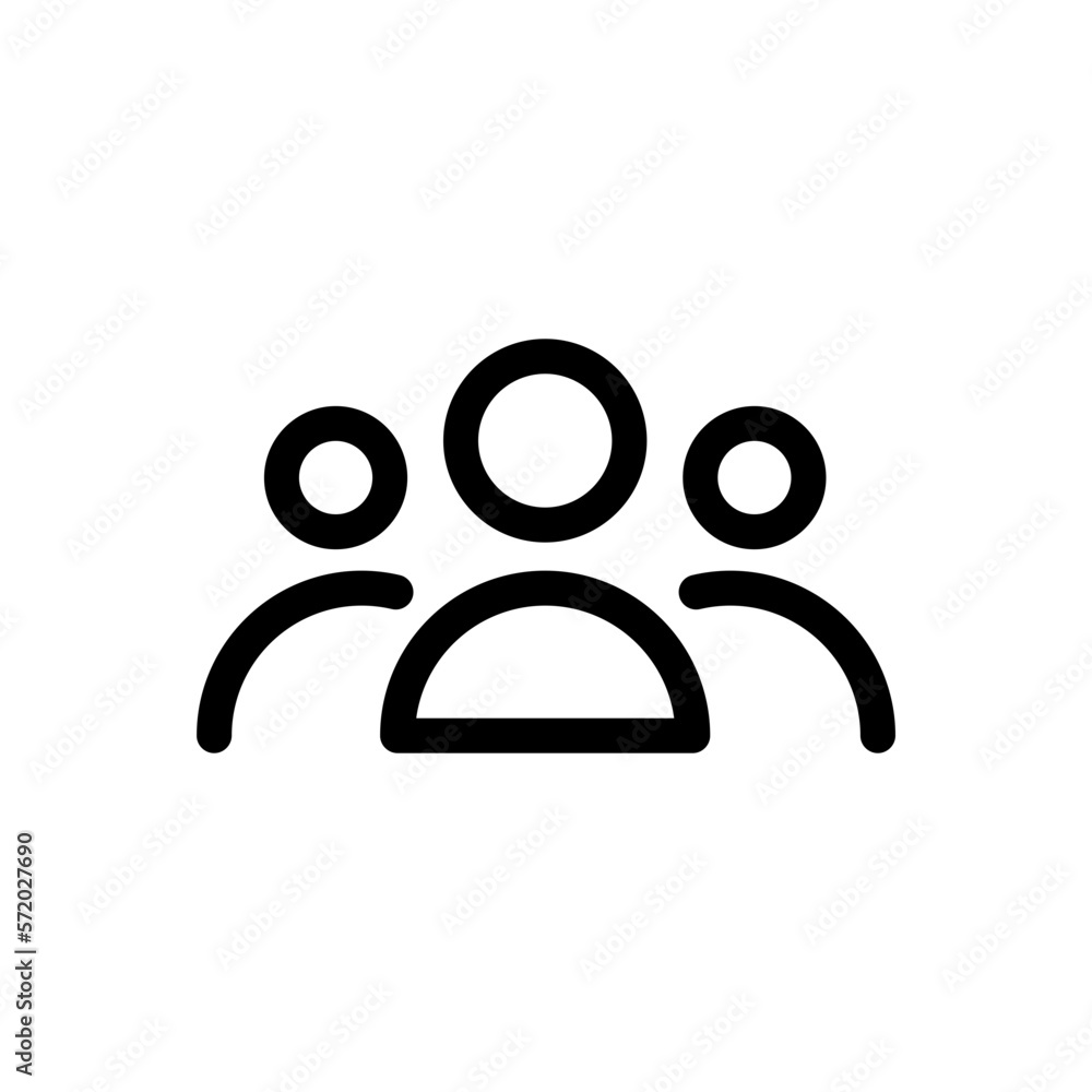 group, user, team, people icon vector group, user, team, people icon vector