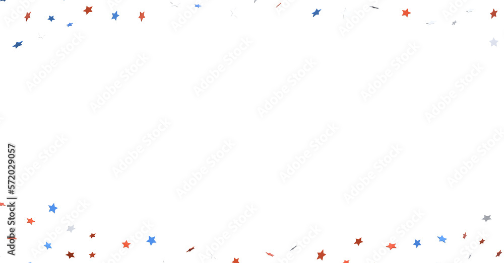 stars confetti on american independence day stars confetti on american independence day