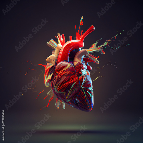 Heart art photo