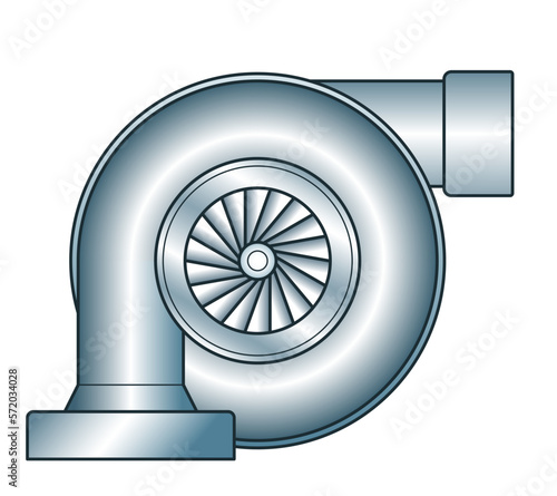 Centrifugal compressor illustration