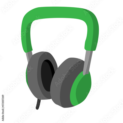 Audífonos  Cascos Gamer Verdes con Gris