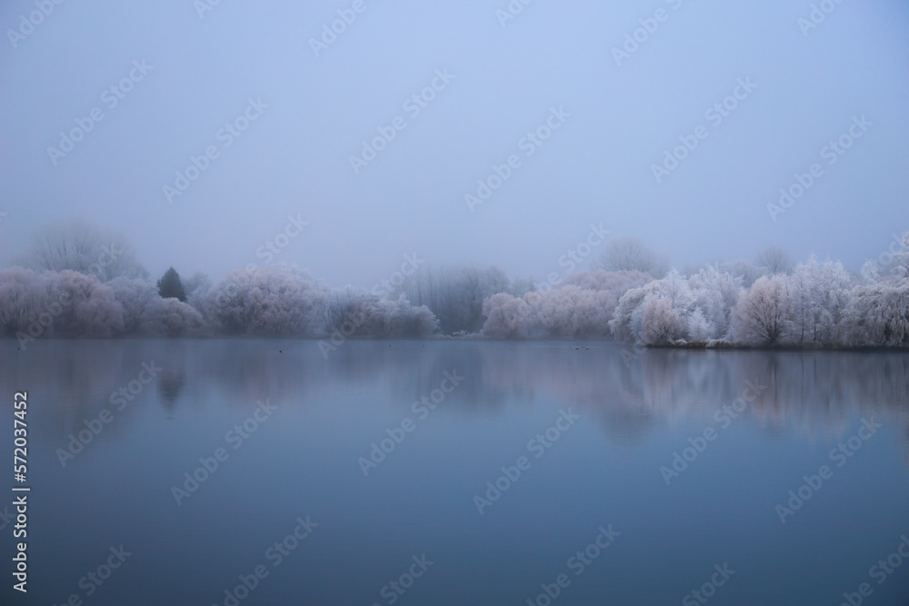 Fototapeta premium Winter Fog, New Zealand