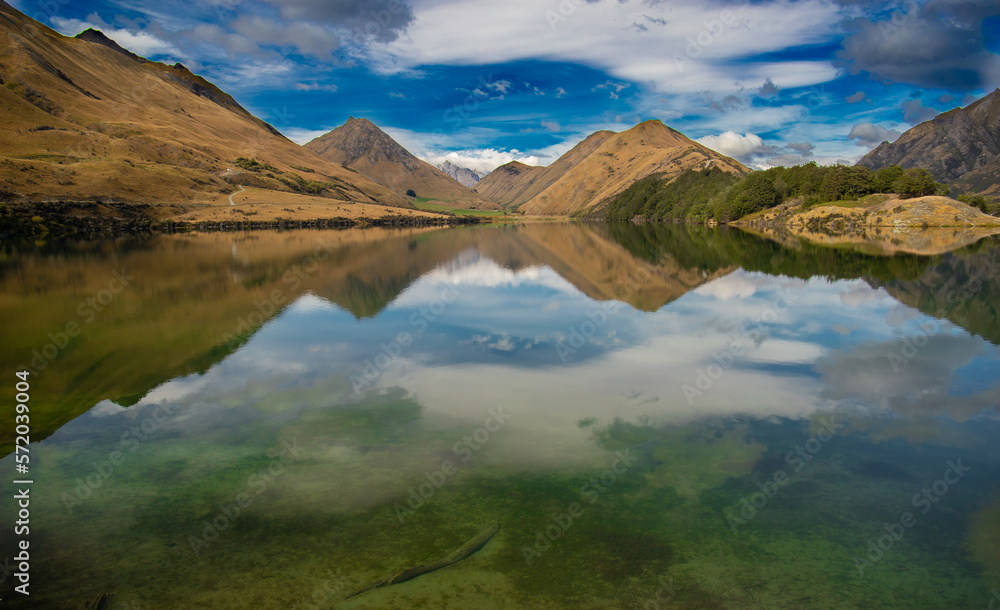 Fototapeta premium Lake Reflection, New Zealand