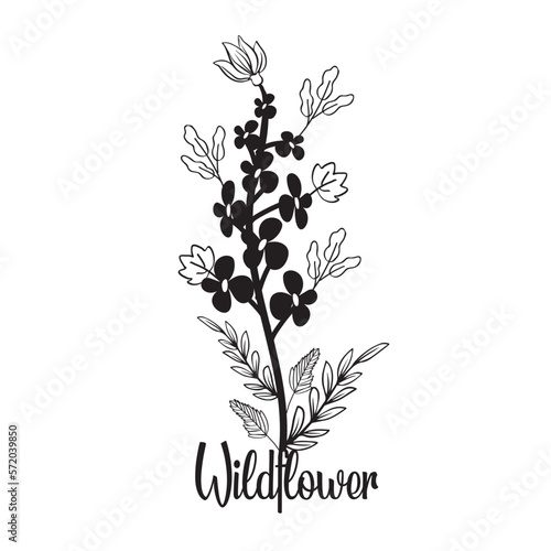 Wildflower Vector art Design 
