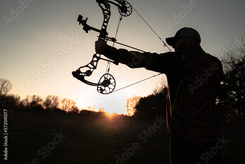Silhouette of an Archer