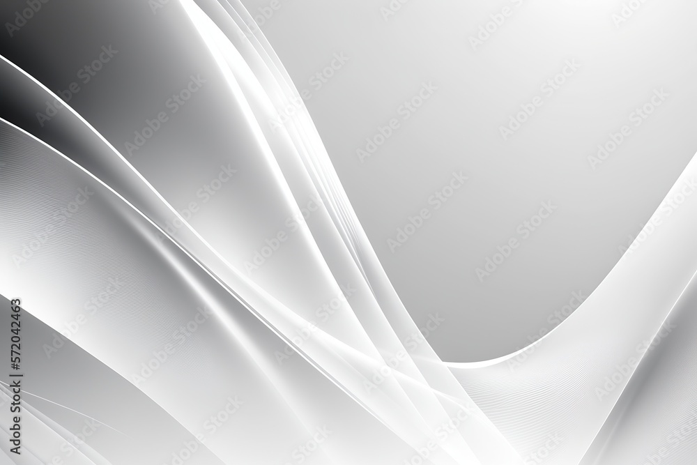 Abstract silver background for design or presentation created with generative AI technology Abstract silver background for design or presentation created with generative AI technology