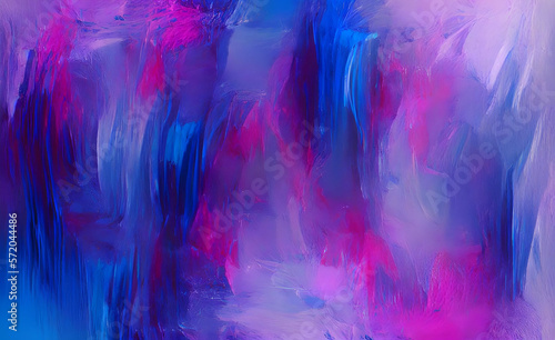 Abstract background with large blue and purple strokes, AI generated