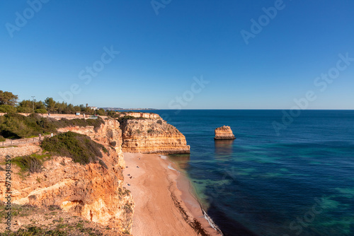 Landscape of the rocky coast in the Portimao area - Portugal © sebi_2569