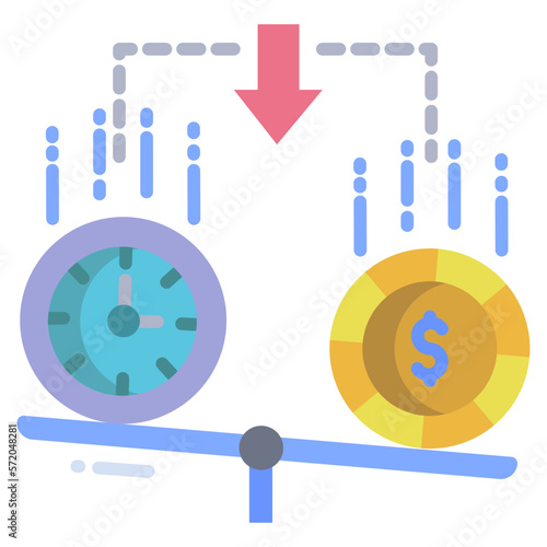 Equity balance icon