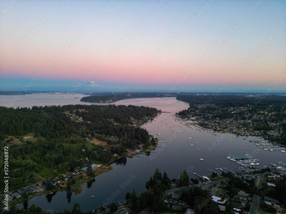 Sunset in Gig Harbor, Washington