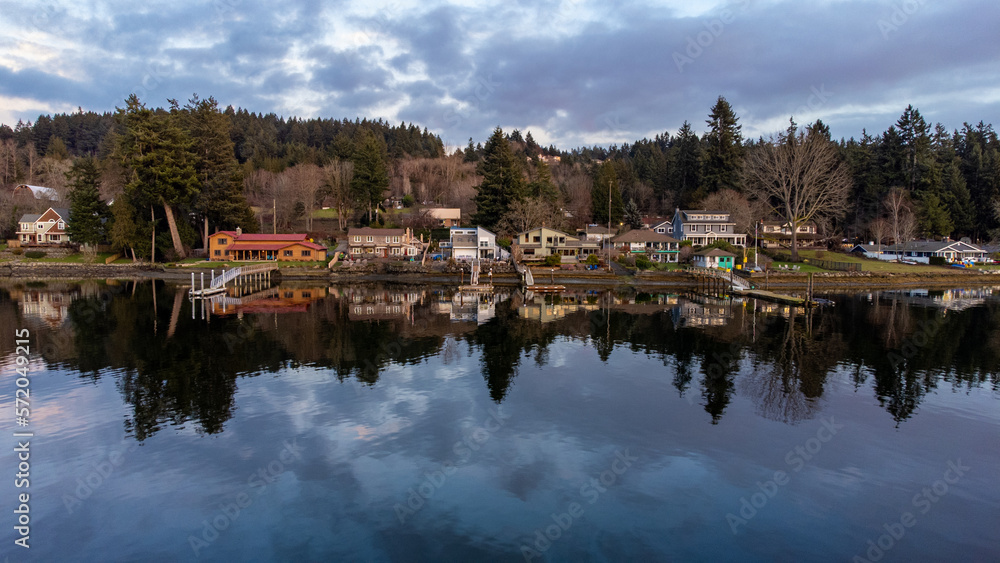 Obraz premium Waterfront in Gig Harbor, Washington