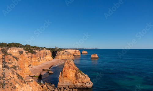 A precipice on the Algarve coast - Portugal