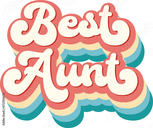 Tableau sur toile Best aunt
