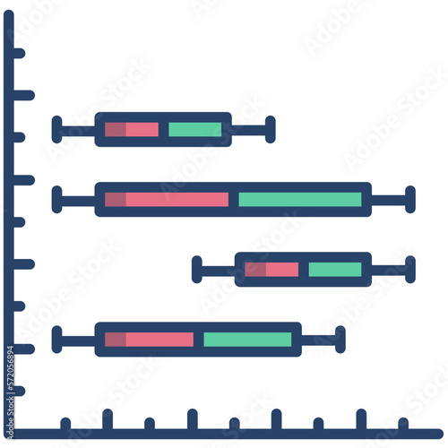 whisker plot icon