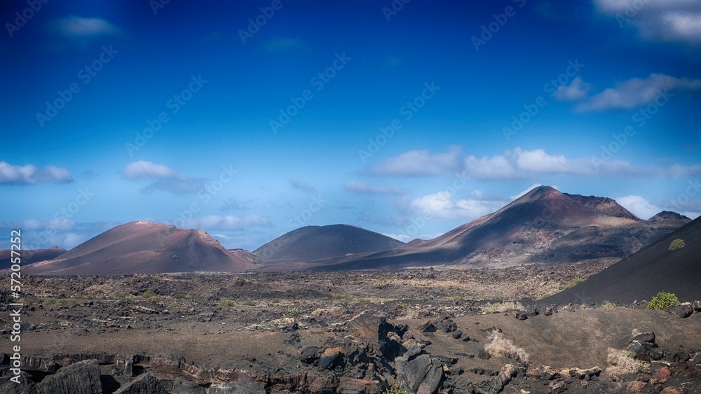 Canary Islands, Lanzarote, volcanic landscape