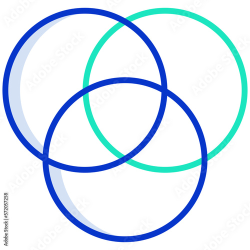 Venn diagram icon